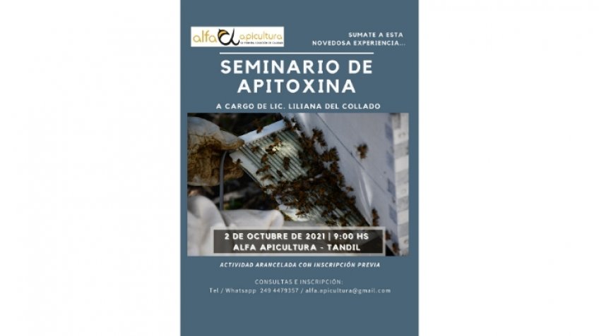 Se realizará un seminario sobre apitoxina